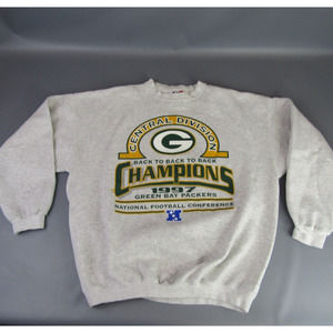 Green Bay Packers Vintage Crewneck Sweatshirt Men's Size XL Champions 1997